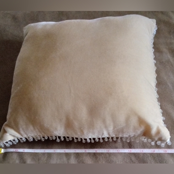 RIBBON EMBROIDERED PILLOW - Picture 4 of 6